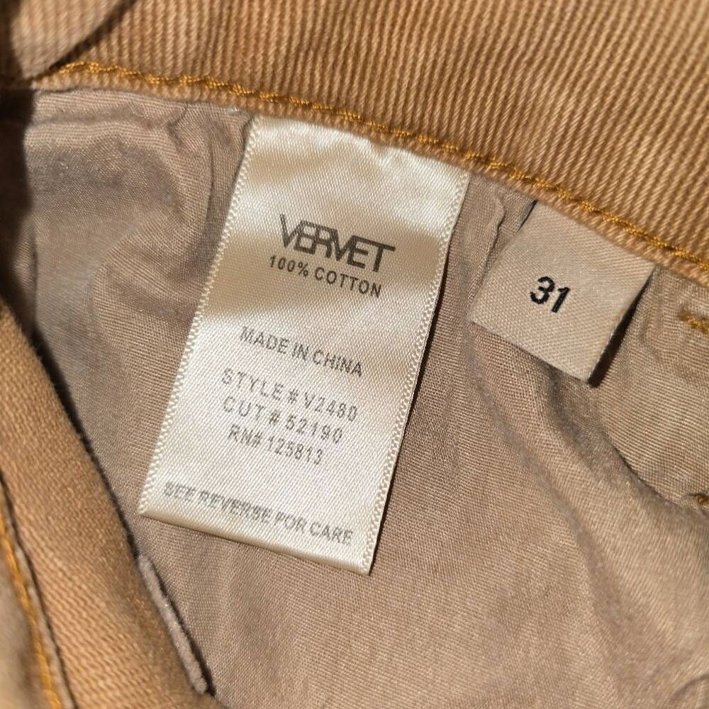 VERVET Norah High-Rise Straight Sz. 31 - Picture 8 of 9